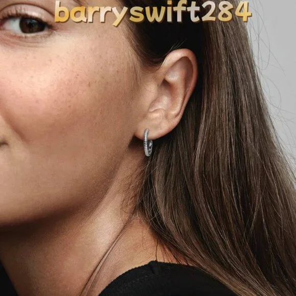 Pandora Pandora Moments Small Charm Hoop Earrings - Picture 3 of 3